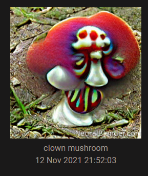 clown mushroom